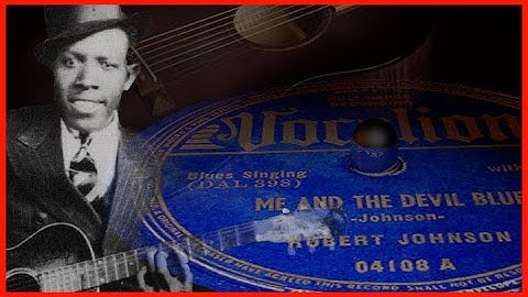 Robert Johnson - Me and the Devil Blues - with LYRICS