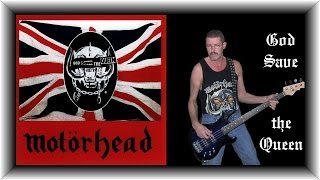 Video thumbnail of "God save the Queen - Motörhead, bass cover"