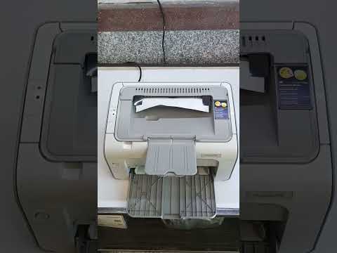 Print Test Page Hp Laserjet 1102  #HP1102 #short #Printer #PrintTest