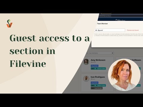 Limiting guest access to a section in Filevine
