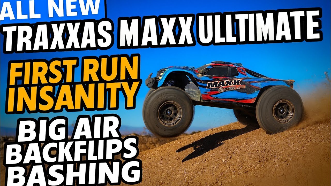 НОВЫЙ TRAXXAS MAXX ULTIMATE (2025) БЕЗУМИЕ ПЕРВОГО ЗАПУСКА! БОЛЬШИЕ САЛЬТО В ВОЗДУХЕ И ПОЛНЫЕ УДА...