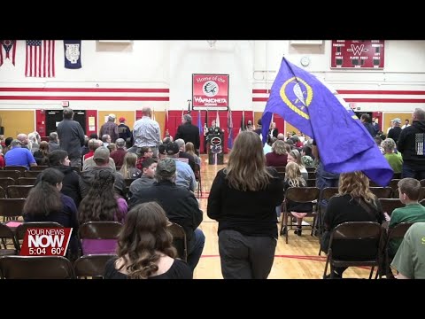 Wapakoneta Middle School welcomes veterans to hear tributes through music and letters