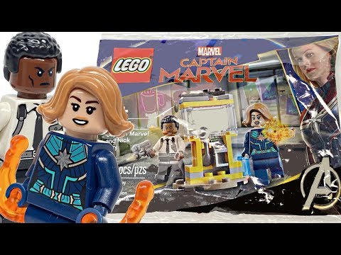 Captain Marvel and Nick Fury Polybag NEU Avengers LEGO 30453 Super Heroes