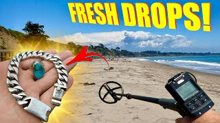 Weekend Warriors Left Something CHUNKY Behind! • California Beach Metal Detecting!