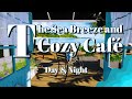 The Sea Breeze and Cozy Café ▫️Videos for Sleep and Relaxation ▫️ Day and Night 4K ASMR