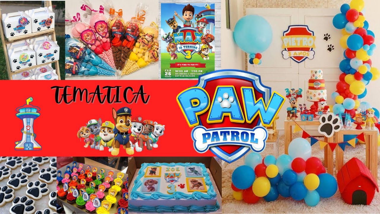 15 ideas de decoraciones con globos de la patrulla canina  Decoración de  fiestas infantiles, Cumpleaños patrulla canina decoracion, Decoracion  fiesta paw patrol