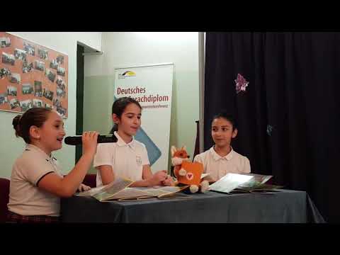 სკოლა \"ანი-Zet\" - გერმანიისა და ავსტრიის ელჩების დახვედრა