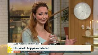 KD:s toppkandidat Teodorescu: Det ska EU inte lägga sig i | Nyhetsmorgon | TV4 & TV4 Play