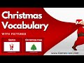 Christmas Vocabulary Words With Pictures