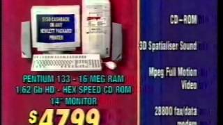 Harvey Norman computer ad (1996)