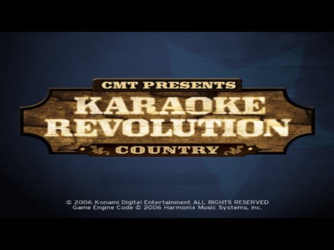 CMT Presents - Karaoke Revolution - Country  - PlayStation 2 Game {{playa...