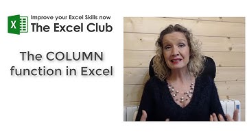 The Column Function in Excel to make VLOOKUP more Dynamic