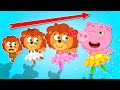 Lion Family | Rich vs Broke vs Giga Rich! Lucky Became Famous Ballerina - Funny Stories for Kids