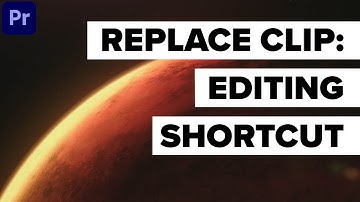 Replace With Clip Shortcut:  Adobe Premiere | Faster Editing