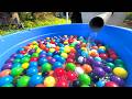 1000 Water Rainbow Special Tunnel Marble Run - Sound of Water