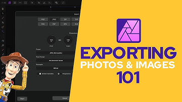 EXPORTING Photos & Images 101 - Affinity Photo 2 iPad
