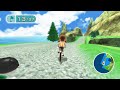 [Wii Fit U] Island Cycling-Island view 4.564 (Play as Lucia)　サイクリング　島一周コース