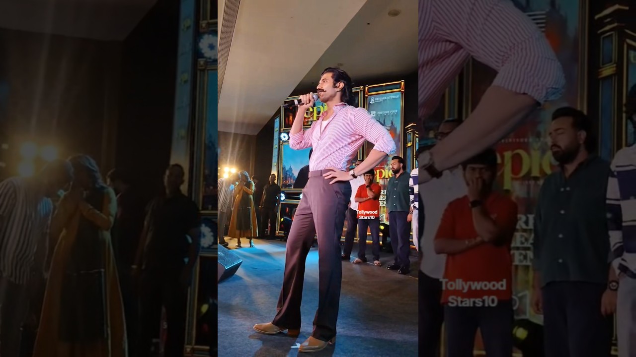 Vijay Deverkonda 🥹 At Epic Movie Pre Release Event #vijaydevarakonda #epicmovie