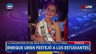 N9 FEDERAL - PASCUA - ENRIQUE URIEN FESTEJÓ A LOS ESTUDIANTES CHACO