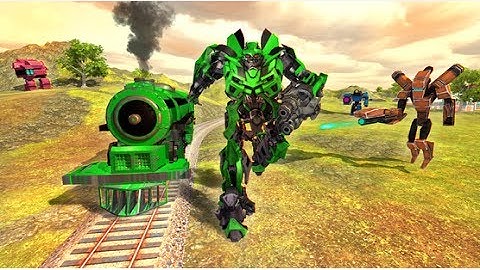 Future Subway Euro Train Transformation Robot War (By White Sand) Android Gameplay HD