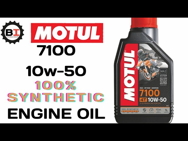 MOTUL 7100 10W-50 FULLY SYNTHETIC ENGINE OIL #motul #bikeinfotech  #bestengineoil 