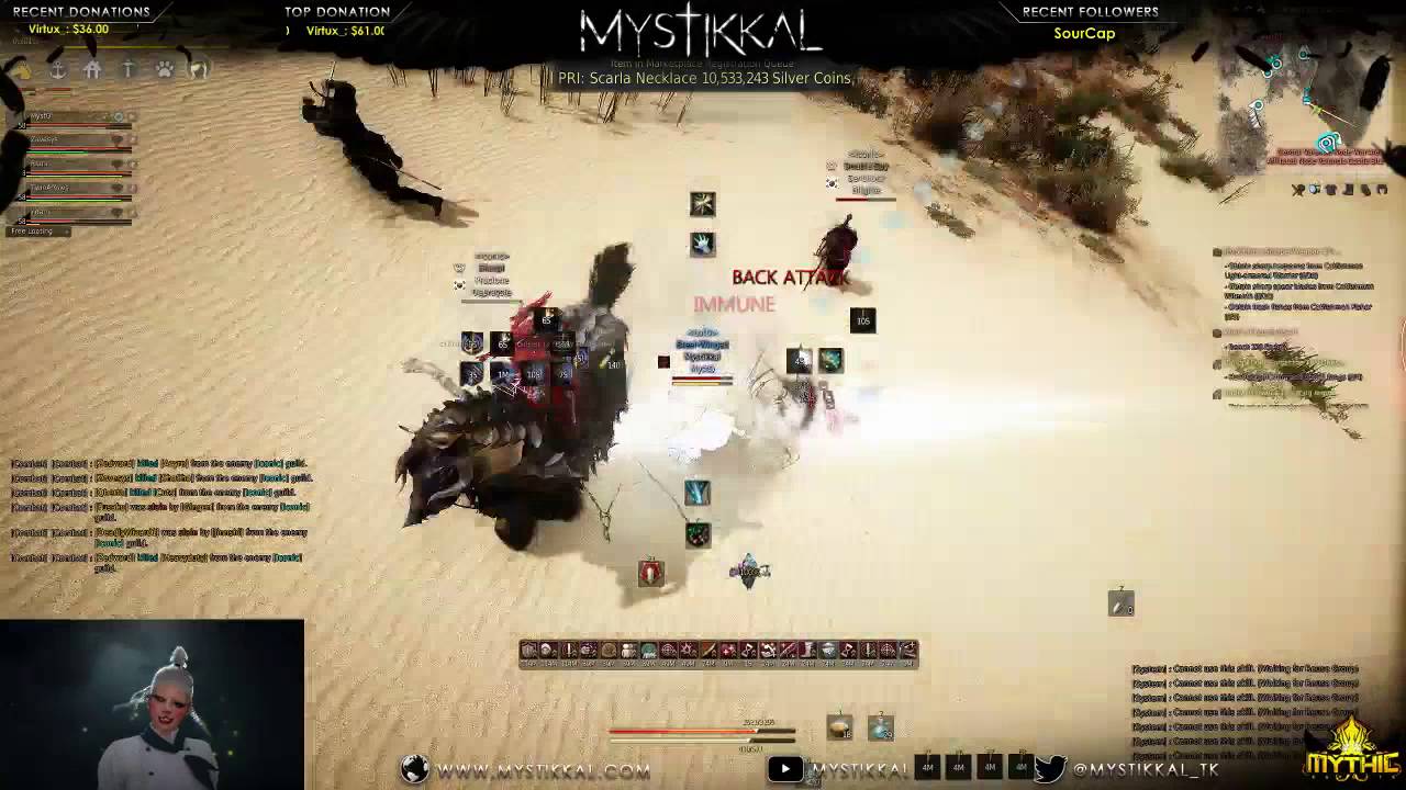 Black Desert Online valk pvp (LotD Valencia castle war v Iconic Veritas