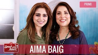 ... aima baig first appeared as a news reporter in celebrities
talkshow mazaaq r...