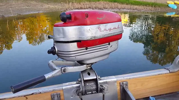 1950 Gale built Atlas Royal 5hp Outboard Motor Pon...