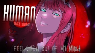 Nightcore ↬ Human [lyrics]