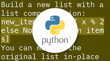 Replace values in list using Python