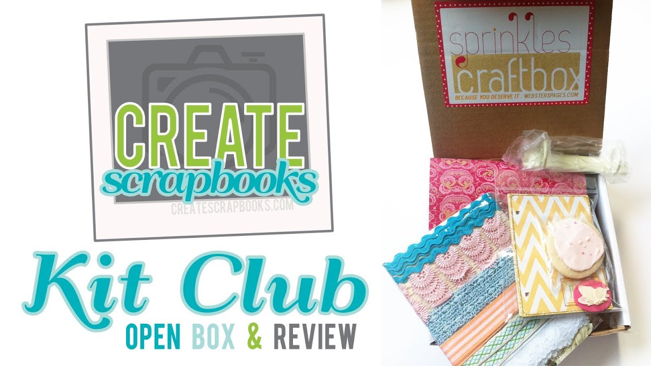 Kit Club Open Box & Review of Sprinkles Craftbox by Webster's Pages: - September 2012 life facebook