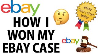 Ebay Case - How I Won My Ebay Case