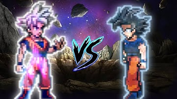 Goku DBS V3 (all form) VS Goku LB (all form) in Jump Force Mugen 😱