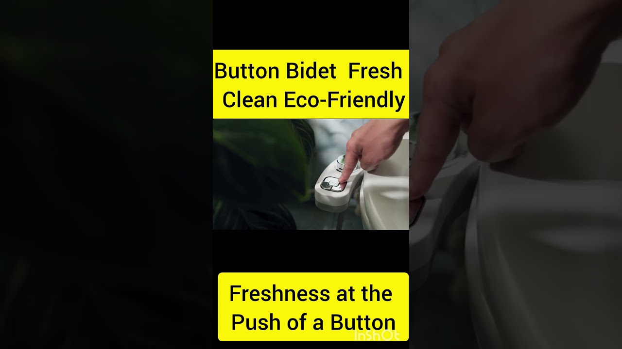 Fresh. Clean. Confident. 💧 Button Bidet 🚽 