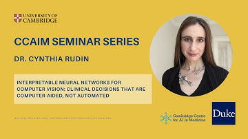 CCAIM Seminar Series – Prof. Cynthia Rudin - Duke University