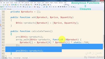 Anonymous Functions And Closures