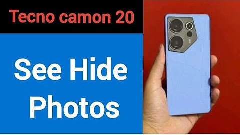 Tecno camon 20 me hide photos Kaise Dekhen, how to see hide photos