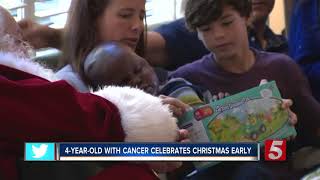Christmas Comes Early For 4-Year-Old Battling Cancer