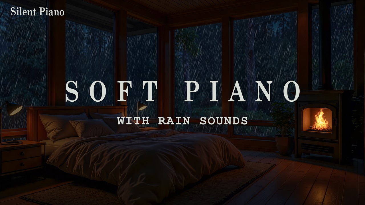 Deep Sleep + Stress Relief on a Rainy Day 🌧️ Relax the Mind and Body with Calming Piano Music