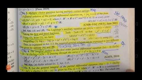 SOLUTION OF THE CSIR-NET JUNE-2011 OF QUESTION BASED ON LAGRANGE EQUATION| GATE SOLUTION BSC MSC