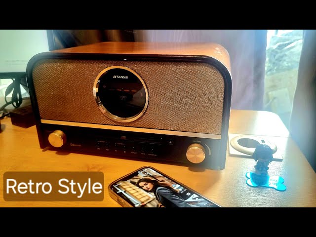 Retro Style - Sansui SMS-800BT - YouTube