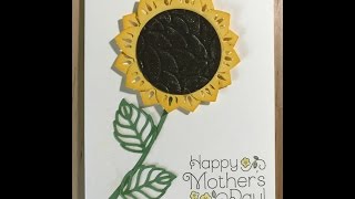 Sunflower Mother's Day Card