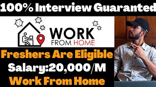 Best Work From Home Jobs In India 2022