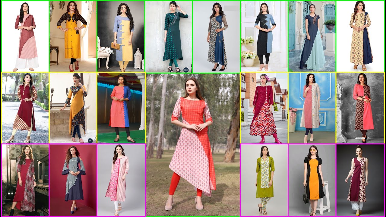 Cotton Long Kurti Designs Full Sleeves | Fancy Kurti Design 2022