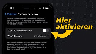 Persönlichen iPhone Hotspot einrichten (2024)