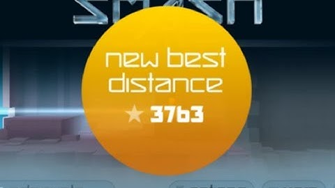 Smash Hit - HIGH SCORE - (iPhone Android iosGameplay Video) BEST DISTANCE 3763 LEVEL 1,2 and 3