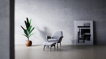 GPU Lightmass Furniture Animation | UE4 Photorealistic