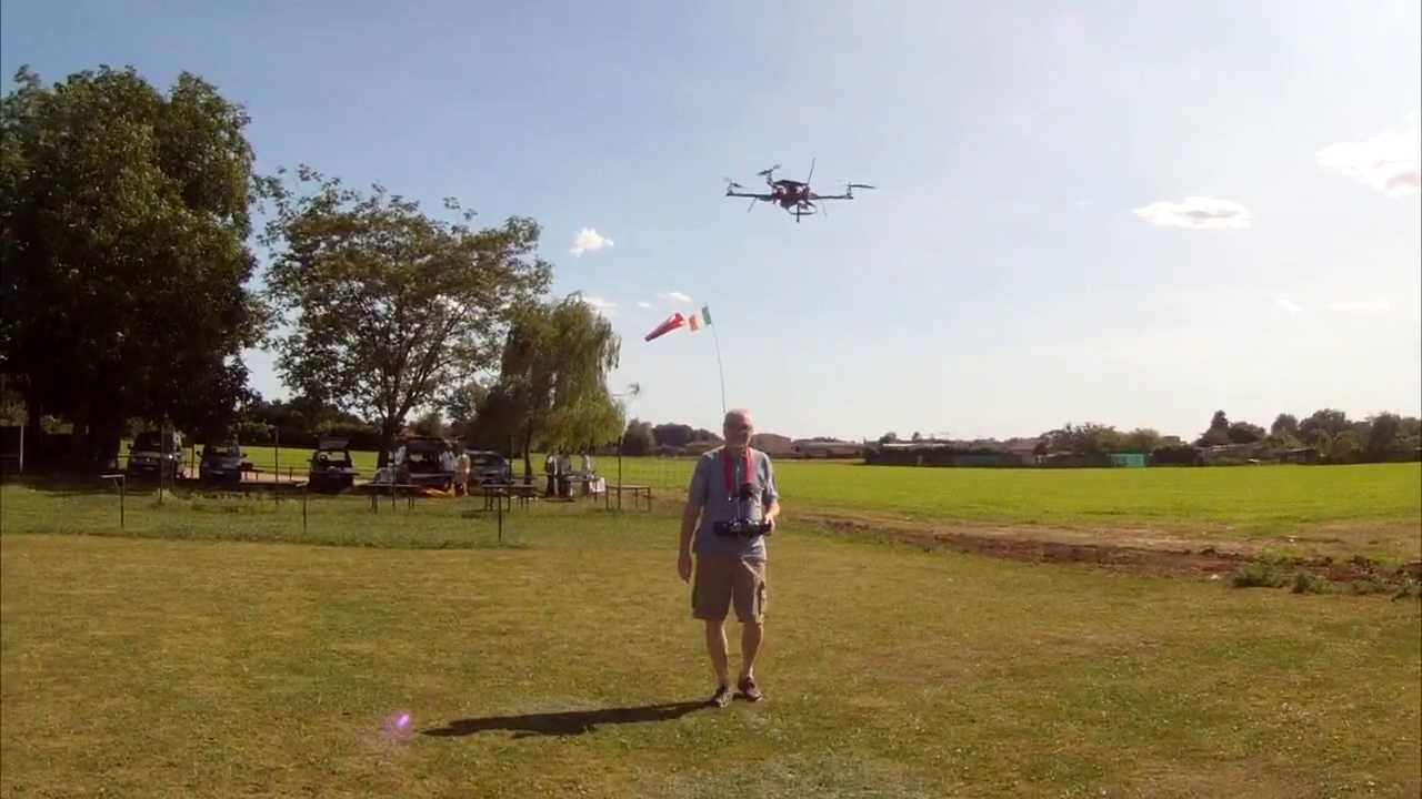 VRBRAIN - Arducopter V. 3.0 RC6 - Testing LOITER, AUTO, GUIDED and RTL in a windy day