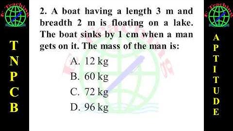 Important Questions for TNPCB Environmental Scientist and Assistant Engineer Chapter Aptitude