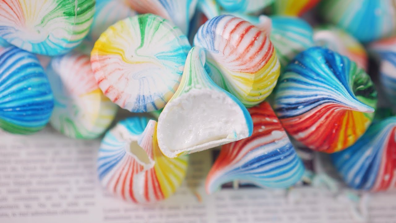 소프트 머랭쿠키 먹는소리 머랭키스 (이팅사운드) Soft Meringue Cookies Eating Sound